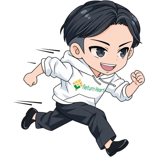 元気に走り出すミッツ